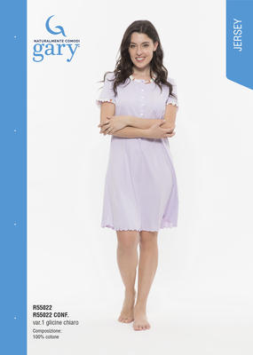 DÁMSKÁ NOČNÍ KOŠILE S/M R55022 Tellini S.R.L. Velkoobchodní oblečení